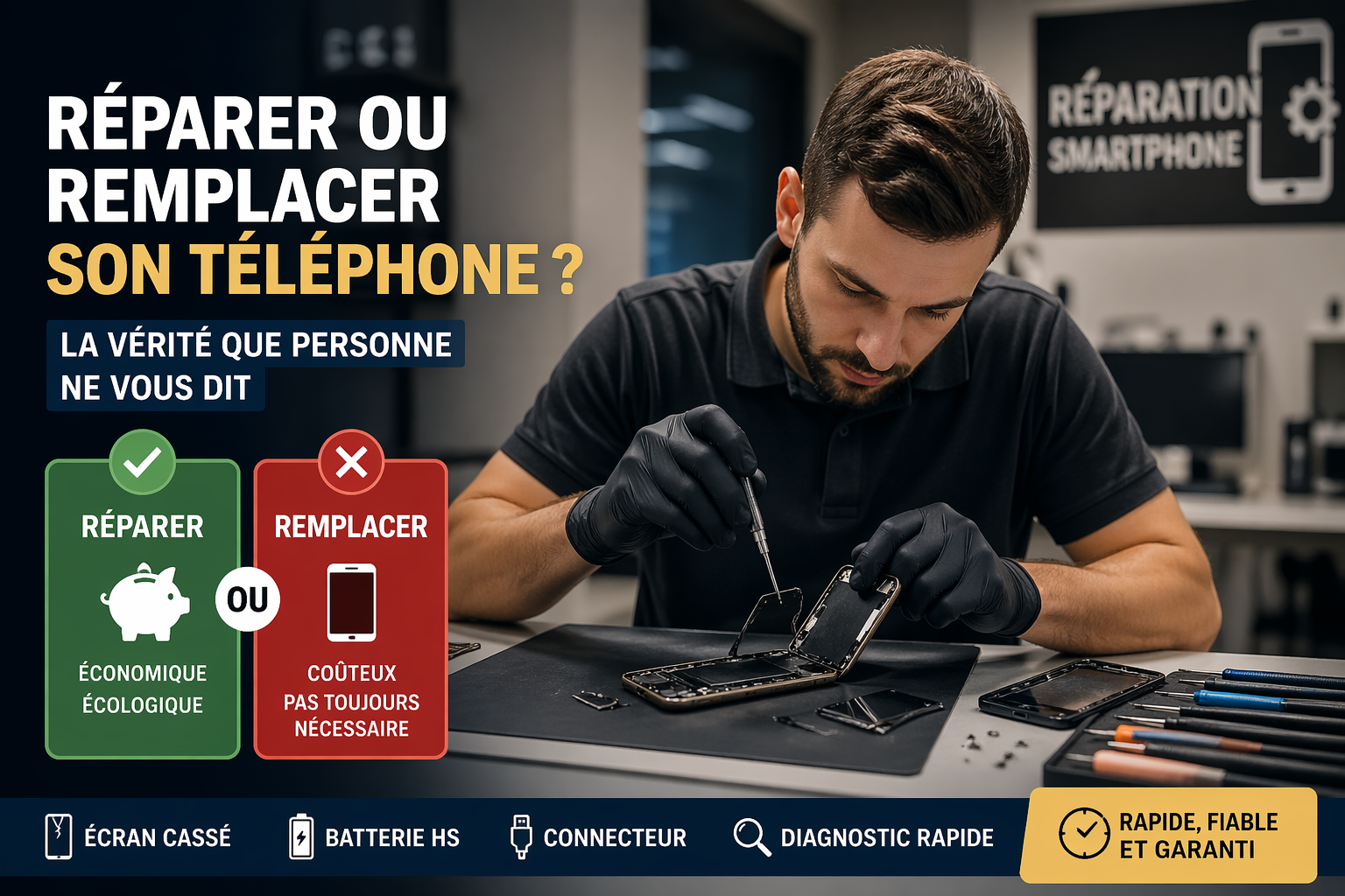 Réparer son téléphone ou le remplacer ? La vérité que personne ne vous dit