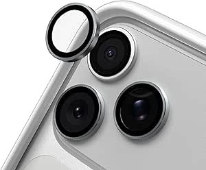 RHINOSHIELD Protection Caméra iPhone 17 Pro/Pro Max (Argent)