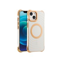Coque Glam MagSafe iPhone 16 Plus (Blanc Antique)