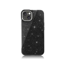 Coque Glitter iPhone 16 Plus (Noir)