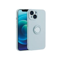 Coque Finger Grip iPhone 16 (Bleu Clair)
