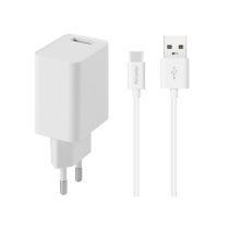 FAIRPLAY Pack Chargeur 12W + Câble USB-C (Blanc)