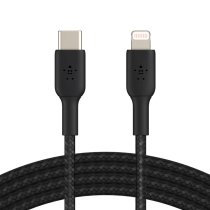 BELKIN Câble tressé USB-C vers Lightning 1m (Noir)