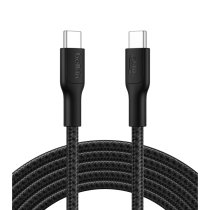 BELKIN Câble Tressé PCR USB-C vers USB-C 240W 2.0 3m (Noir)