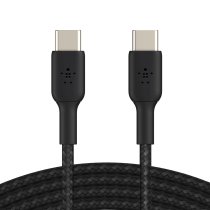 BELKIN Câble Tressé USB-C vers USB-C 2m (Noir)