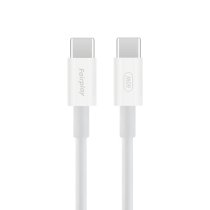 FAIRPLAY Câble 60W USB-C vers USB-C 1m (Blanc) (Bulk)