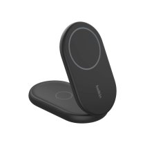 BELKIN Station de recharge sans fil 2-en-1 avec Qi2 (15W) (Noir)