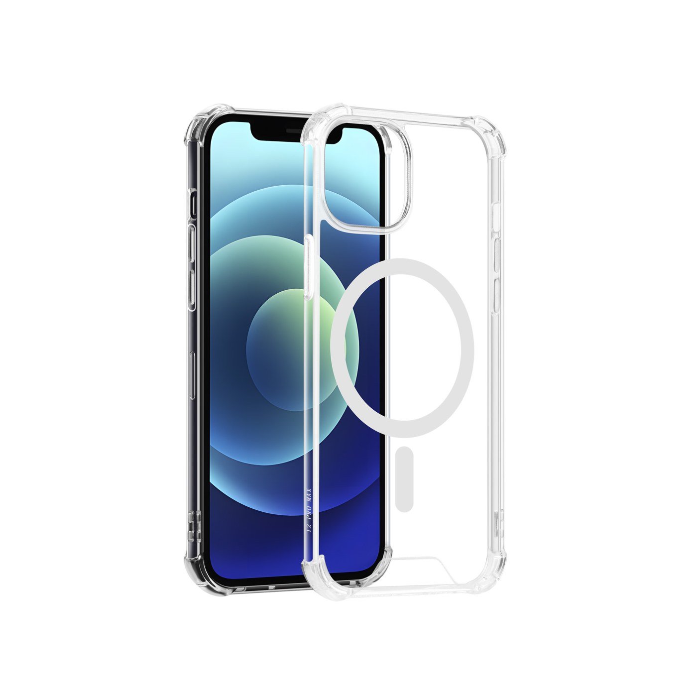 COVERME Coque TPU MagSafe iPhone 12 (Transparente)