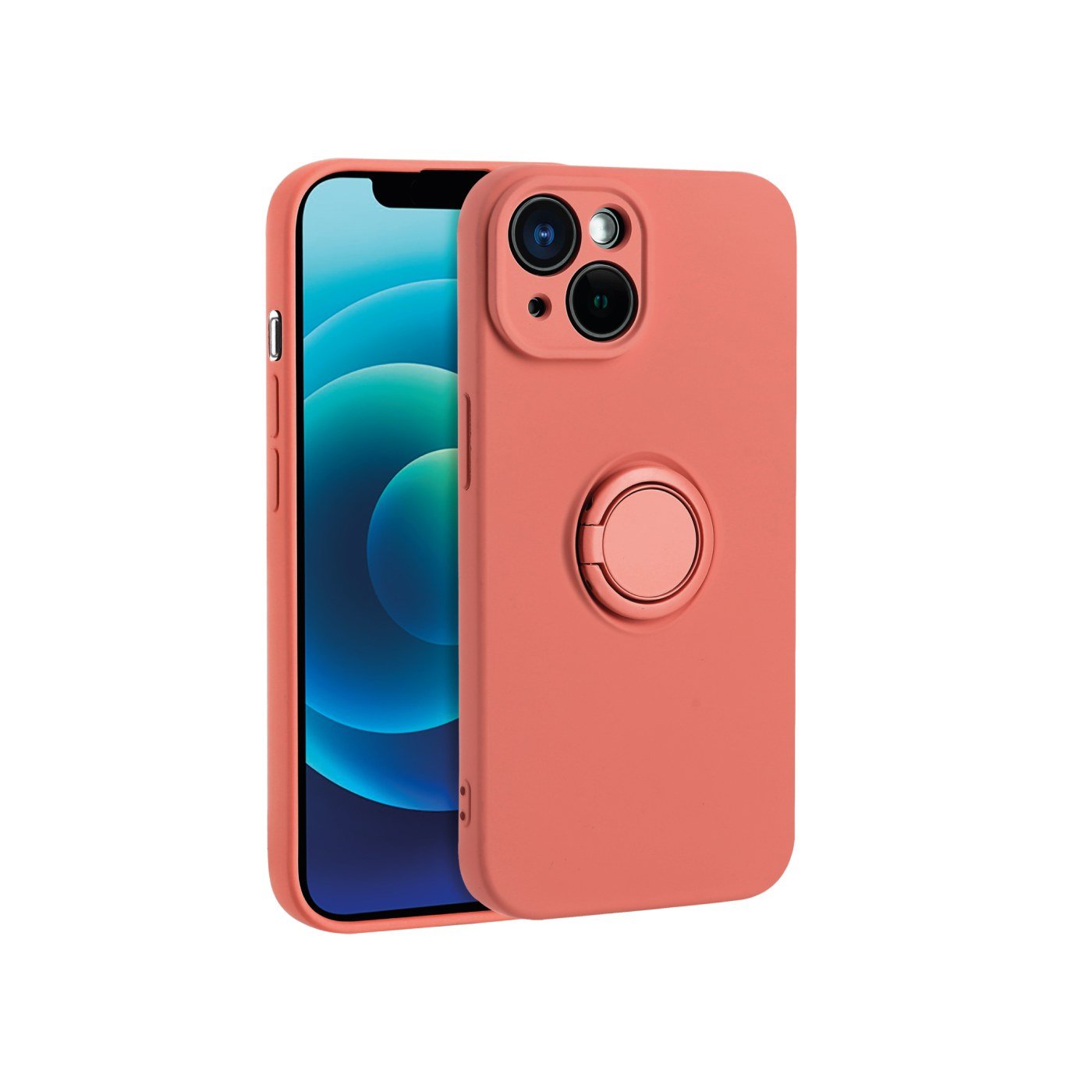 Coque Finger Grip iPhone 16e (Rouge Aubepine)